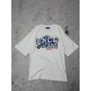 Y2K Exco Jeans 3D Graphic T
